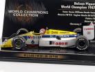 N. Piquet Williams FW11B Dirty Version #6 formule 1 Champion du monde 1987 1:43 Minichamps