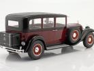 Mercedes-Benz 460 Nürburg year 1928 dark red / black 1:18 Model Car Group