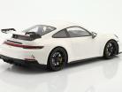 Porsche 911 (992) GT3 2021 hvid / sort fælge 1:18 Minichamps