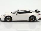 Porsche 911 (992) GT3 2021 hvid / sort fælge 1:18 Minichamps