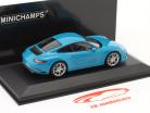 Porsche 911 (991.2) Carrera S Byggeår 2018 Miami blå 1:43 Minichamps