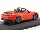 Porsche 911 (992) Carrera 4S convertible Année de construction 2019 lave orange 1:43 Minichamps