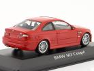 BMW M3 (E46) Coupe Año de construcción 2001 rojo 1:43 Minichamps
