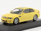 BMW M3 (E46) Coupe year 2001 yellow 1:43 Minichamps
