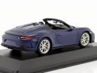 Porsche 911 (991) Speedster Année de construction 2019 iris bleu métallique 1:43 Minichamps