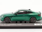 BMW M4 Competition Coupe (G82) year 2020 green metallic 1:43 Minichamps