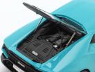 Lamborghini Huracan Evo Byggeår 2019 glauco blå 1:18 AutoArt