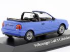 Volkswagen VW Golf III convertible Année de construction 1997 bleu 1:43 Minichamps