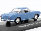 Volkswagen VW Karmann Ghia 1600 Bouwjaar 1966 blauw 1:43 Minichamps