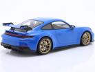Porsche 911 (992) GT3 2021 鮫 青 / ゴールデン リム 1:18 Minichamps