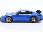 Porsche 911 (992) GT3 2021 shark blue / golden rims 1:18 Minichamps