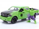 Dodge Ram 1500 建設年 2014 と 形 Hulk 1:24 Jada Toys