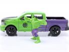 Dodge Ram 1500 建设年份 2014 和 数字 Hulk 1:24 Jada Toys