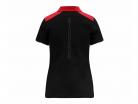 Dames chemise polo Porsche Motorsport noir / rouge