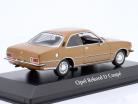 Opel Rekord D Coupe Année de construction 1975 or métallique 1:43 Minichamps