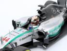 L. Hamilton Mercedes AMG W06 #44 vinder USA GP formel 1 Verdensmester 2015 1:18 Minichamps