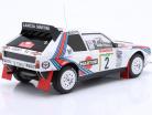 Lancia Delta S4 #2 gagnant se rallier San Remo 1986 Alen, Kivimäki 1:18 Ixo