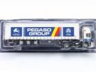 Pegaso Troner 360 Plus Lastbil med anhænger 1988 hvid / blå 1:43 Altaya
