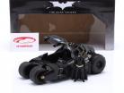 Batmobile with Batman figure Movie The Dark Knight 2008 1:24 Jada Toys