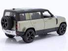 Land Rover Defender 110 Byggeår 2022 lysegrøn metallisk 1:24 Bburago