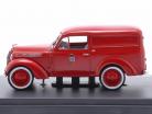 Renault Juvaquatre Fourgonette Vigili del fuoco Parigi Anno di costruzione 1953 rosso 1:43 Hachette