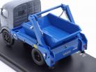 Renault 2,5 toneladas métricas camión de la basura Año de construcción 1956 azul / Gris 1:43 Hachette