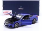 BMW M850i Baujahr 2018 blau metallic 1:18 Norev