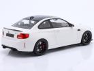 BMW M2 CS (F87) Année de construction 2020 blanc / noir jantes 1:18 Minichamps