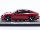 Porsche Taycan GTS Año de construcción 2022 carmín 1:43 Minichamps