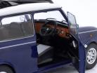 Mini Cooper con techo corredizo azul metálico / blanco RHD 1:12 KK-Scale