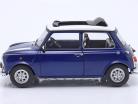 Mini Cooper met zonnedak blauw metalen / wit RHD 1:12 KK-Scale