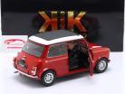 Mini Cooper com teto solar vermelho / branco RHD 1:12 KK-Scale
