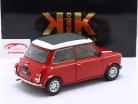 Mini Cooper con tetto apribile rosso / bianco RHD 1:12 KK-Scale