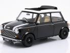 Mini Cooper com teto solar preto metálico / branco RHD 1:12 KK-Scale