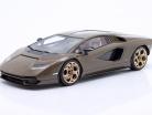 Lamborghini Countach LPI 800-4 Anno di costruzione 2022 bronzo scuro metallico 1:18 TrueScale