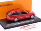 Mercedes-Benz classe C modello T (S203) 2001 rosso 1:43 Minichamps