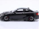 BMW M2 CS (F87) 2020 черный металлический / черный автомобильные диски 1:18 Minichamps