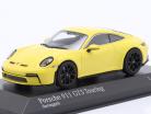 Porsche 911 (992) GT3 Touring 2021 racing gul / sort fælge 1:43 Minichamps
