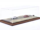 High quality Acrylic Showcase with Diorama base plate Middle East Desert 1:43 Atlantic