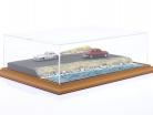 High quality Acrylic Showcase with Diorama base plate Ocean Drive 1:24 / 1:18 Atlantic
