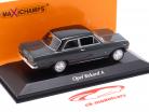 Opel Rekord A Año de construcción 1962 gris oscuro / negro 1:43 Minichamps