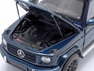 Mercedes-Benz clase g (W463) Año de construcción 2020 azul metálico 1:18 Minichamps