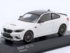 BMW M2 CS (F87) Год постройки 2020 белый / золотой автомобильные диски 1:43 Minichamps
