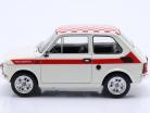 Fiat 126 Abarth-Look Baujahr 1972 weiß / rot 1:18 Model Car Group