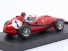 P. Collins Ferrari 246 #1 ganhador Britânico GP Fórmula 1 1958 com figura do motorista 1:43 Brumm