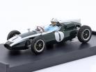 J. Brabham Cooper T53 #1 winnaar Brits GP formule 1 Wereldkampioen 1960   Figur 1:43 Brumm