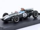 Bruce McLaren Cooper T53 #2 British GP formula 1 1960 with driver figure 1:43 Brumm