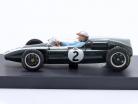 Bruce McLaren Cooper T53 #2 Britânico GP Fórmula 1 1960 com figura do motorista 1:43 Brumm
