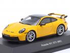 Porsche 911 (992) GT3 Año de construcción 2021 amarillo 1:43 Schuco