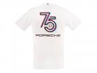 Porsche t-shirt 75 Flere år hvid